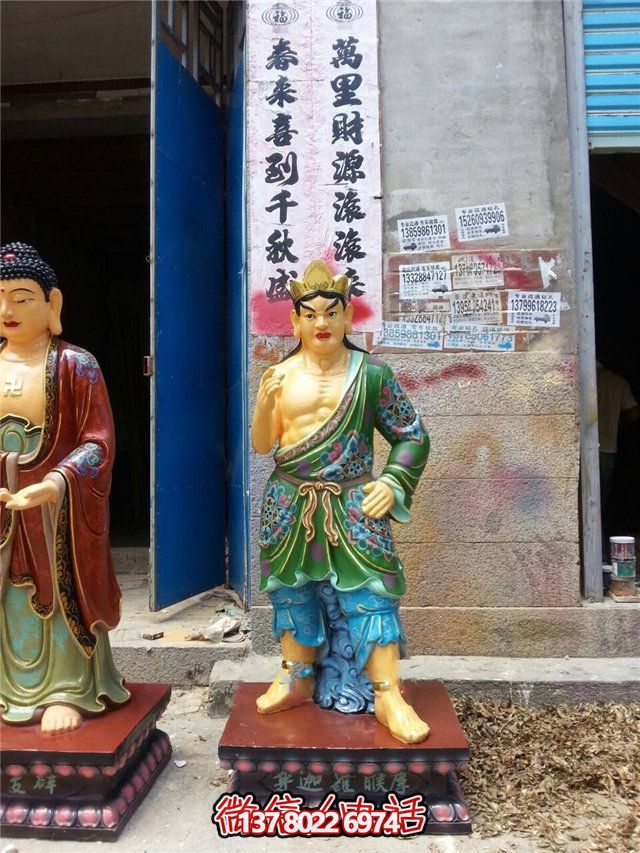 摩呼罗迦玻璃钢彩绘神像——神圣而又华美的艺术品 摩呼罗迦玻璃钢彩绘神像——神圣而又华美的艺术品