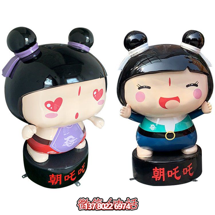 玻璃钢公仔摆件，精美卡通装饰品