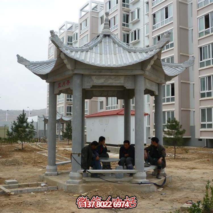 古典风情凉亭，点缀小区广场，让您休闲身心