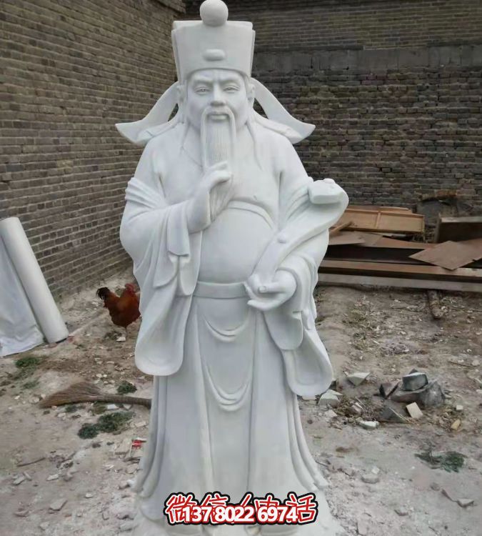 大理石财神雕塑——感受大理石石雕艺术的魅力