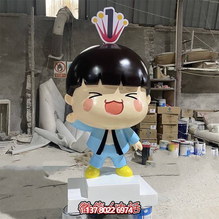 玻璃钢公仔宣传摆件