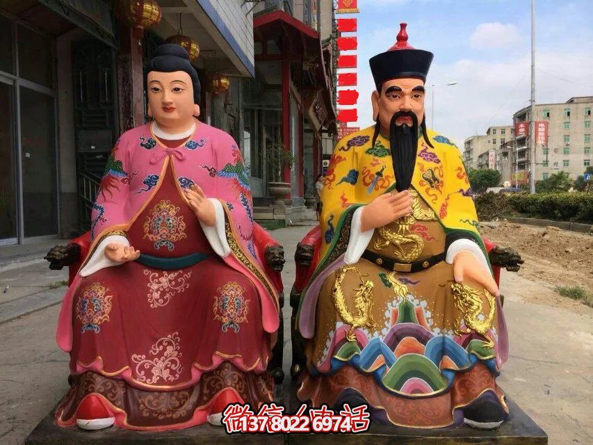 玻璃钢太爷彩绘雕塑 玻璃钢太爷彩绘雕塑