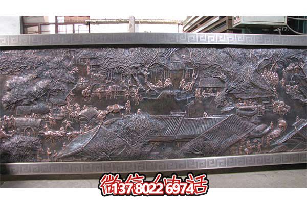 清明上河图浮雕，欣赏千年艺术精髓
