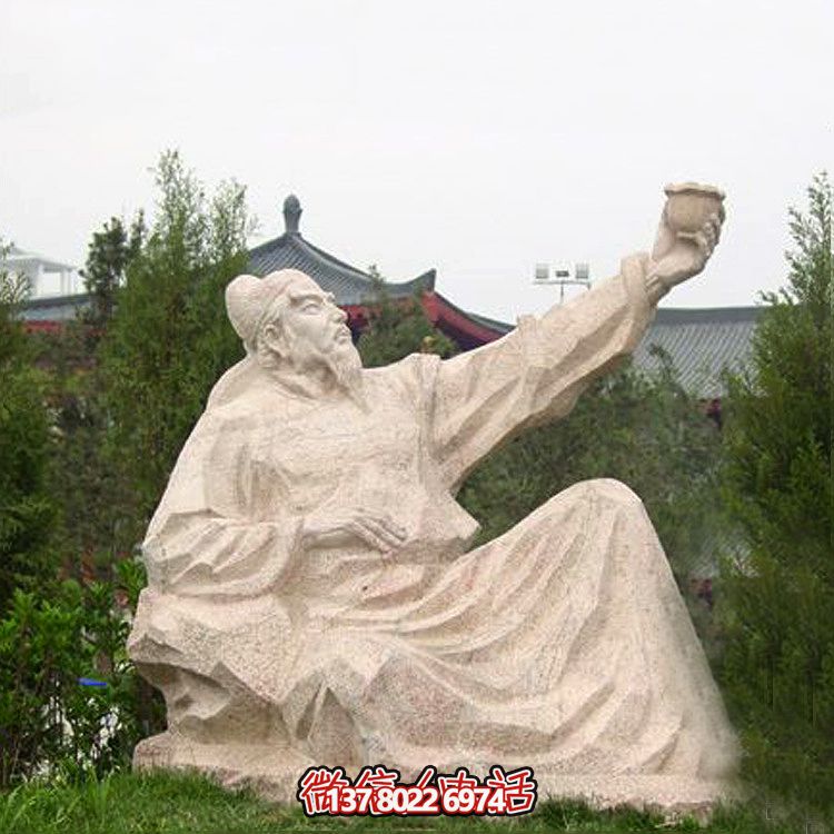 纪念李白的著名砂岩园林 纪念李白的著名砂岩园林