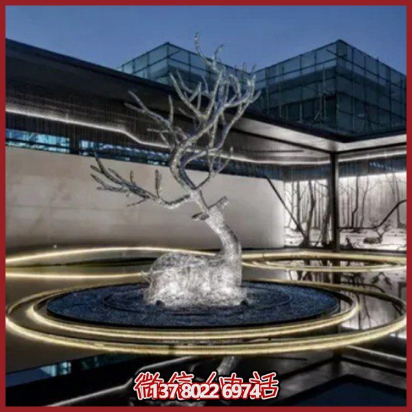 全新款不锈钢城市景观雕塑装饰品