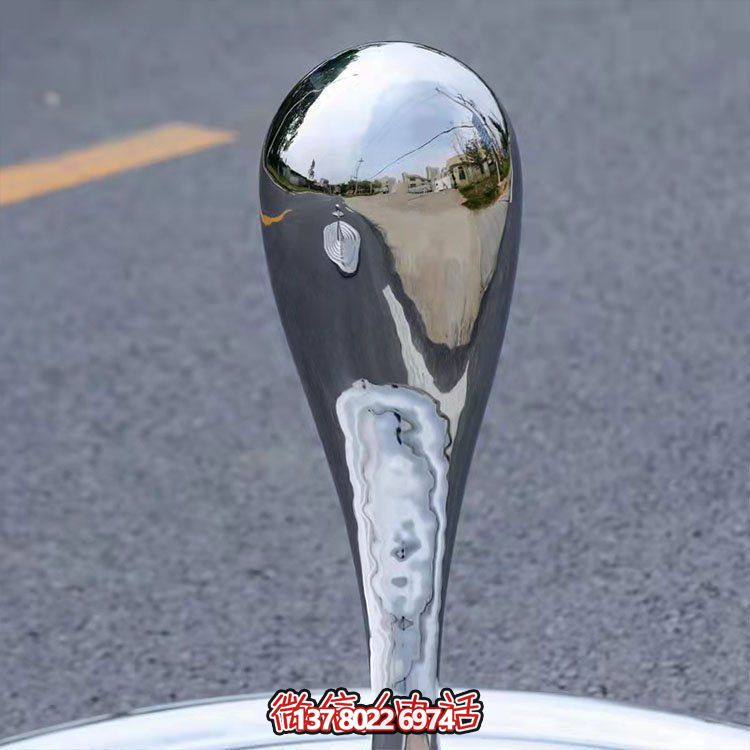 广场水滴不锈钢雕塑大型金属雕塑