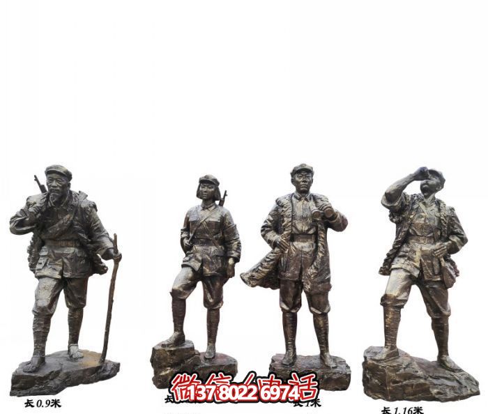 户外景区铜雕抗战红军雕塑 户外景区铜雕抗战红军雕塑