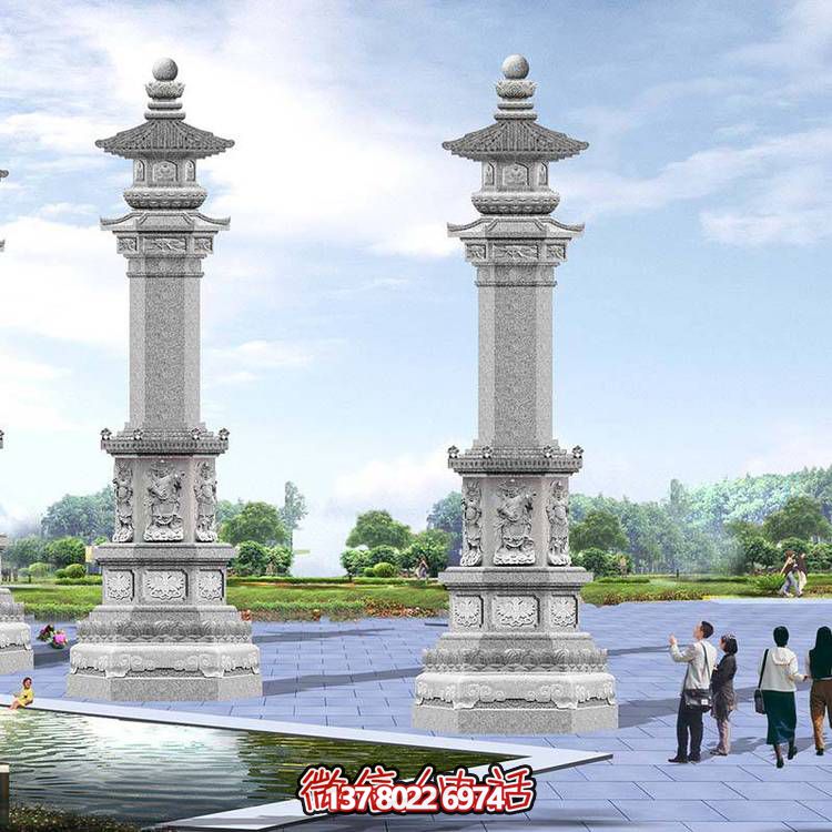景区景点大型经幢