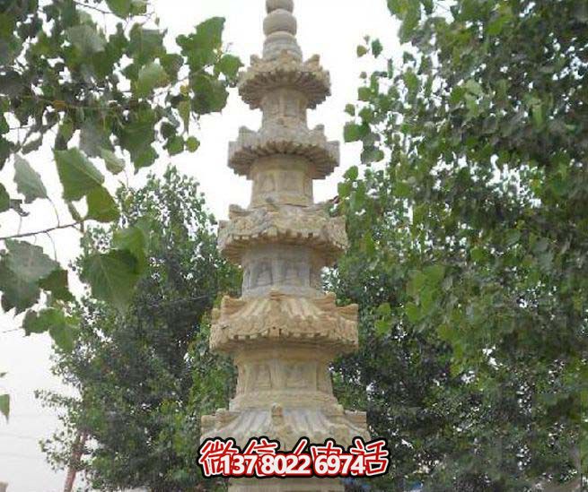 景区园林多层大理石塔景观石雕 景区园林多层大理石塔景观石雕