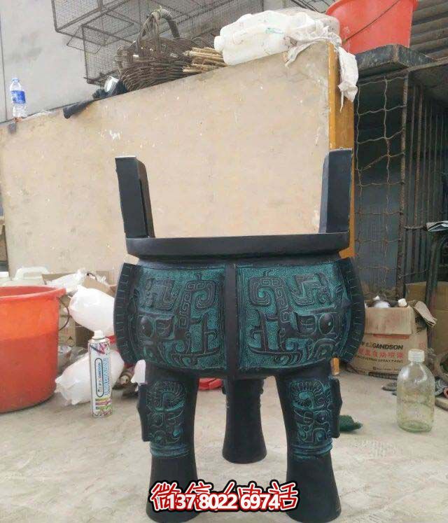 寺庙香炉青铜鼎雕塑 寺庙香炉青铜鼎雕塑