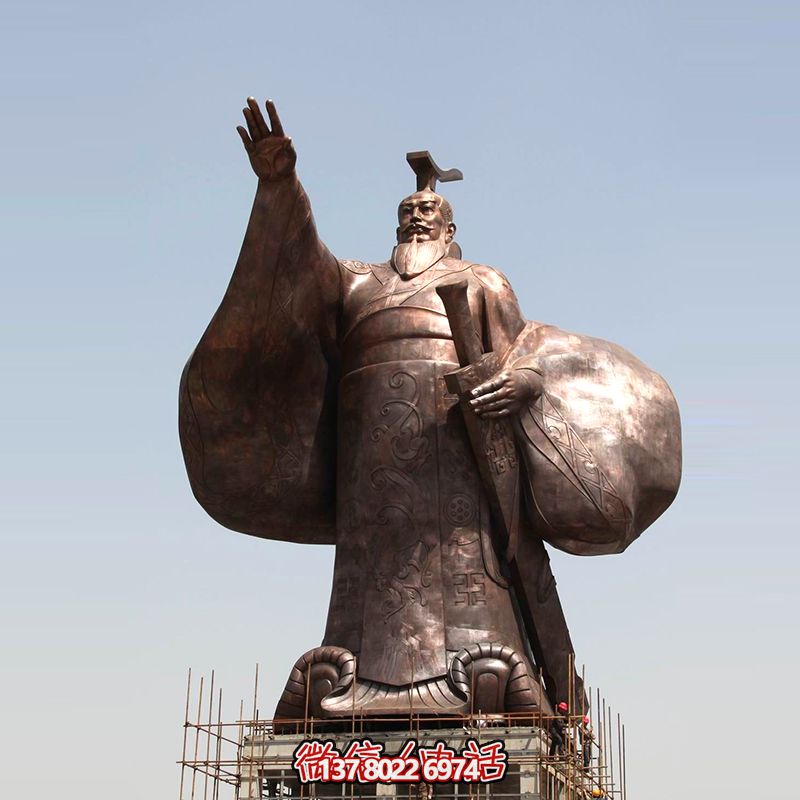 大型景区历史名人秦始皇铜雕景观塑像 大型景区历史名人秦始皇铜雕景观塑像