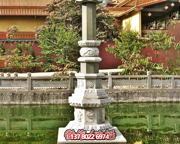 户外公园大型景观雕塑石雕经幢园林摆件