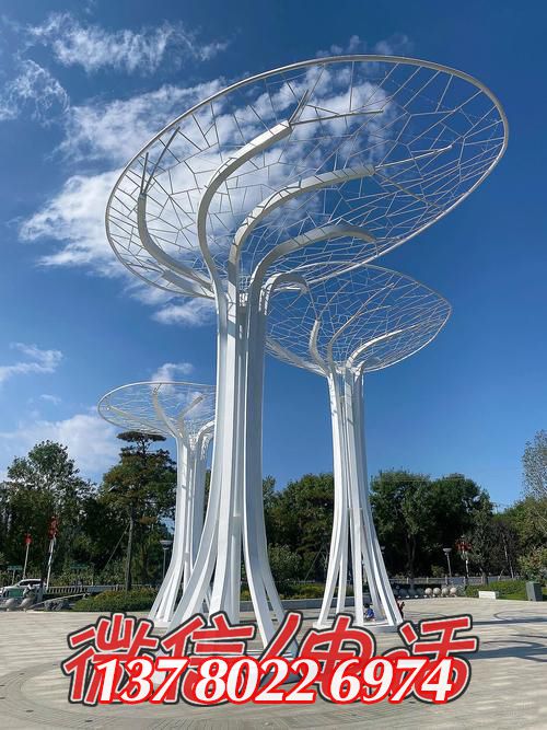 苍穹之树 —— 不锈钢户外景观雕塑