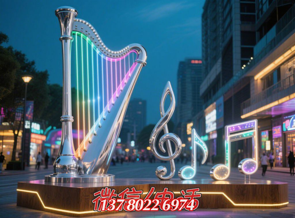 光之旋律：不锈钢奏响的城市户外音乐狂想曲