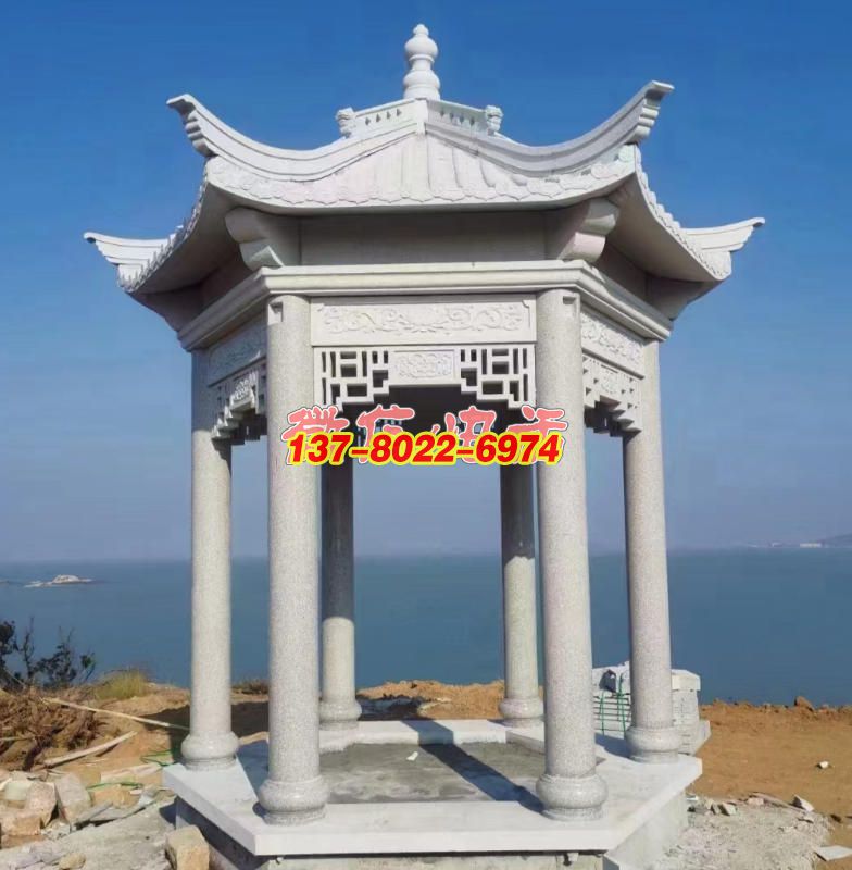 海滨石亭：石雕艺术与景观雕塑的融合之美