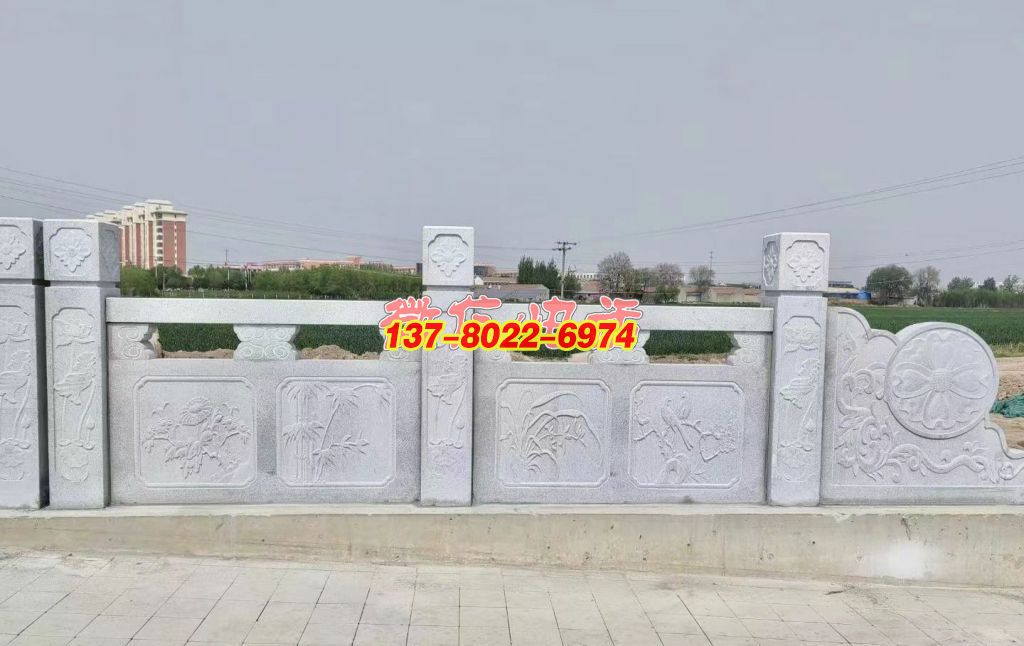 石栏绘四季—景观石材栏杆