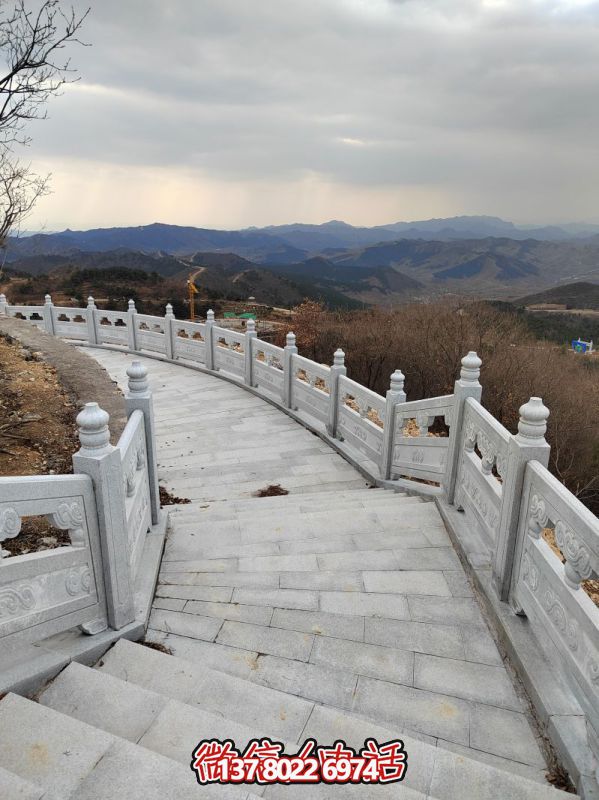 花岗岩石雕栏杆栏板 花岗岩石雕栏杆栏板