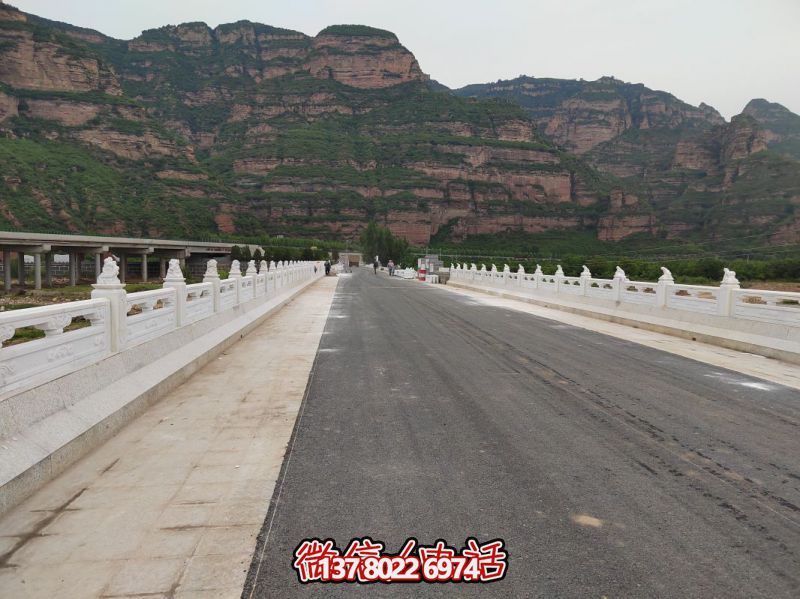 汉白玉石雕栏杆护栏 汉白玉石雕栏杆护栏