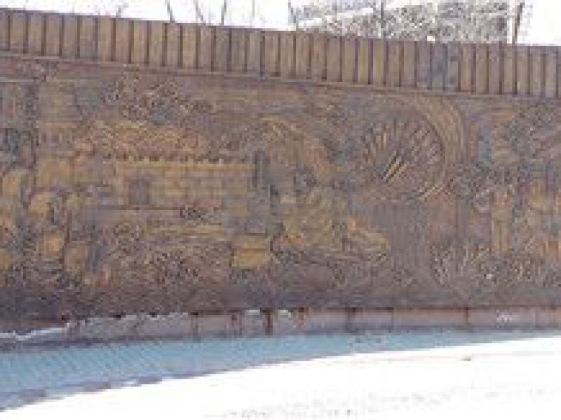 广饶县历史文化铜浮雕墙