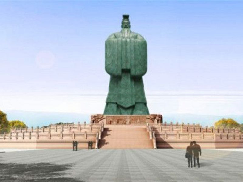 舜帝雕像图片 舜帝雕像图片
